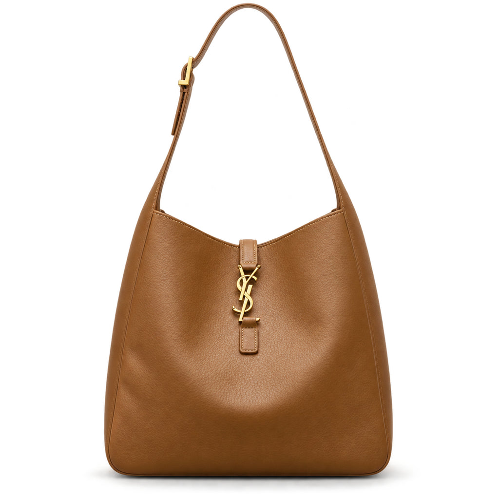 YSL Saint Laurent Le 5 à 7 Large Hobo Bag Camel