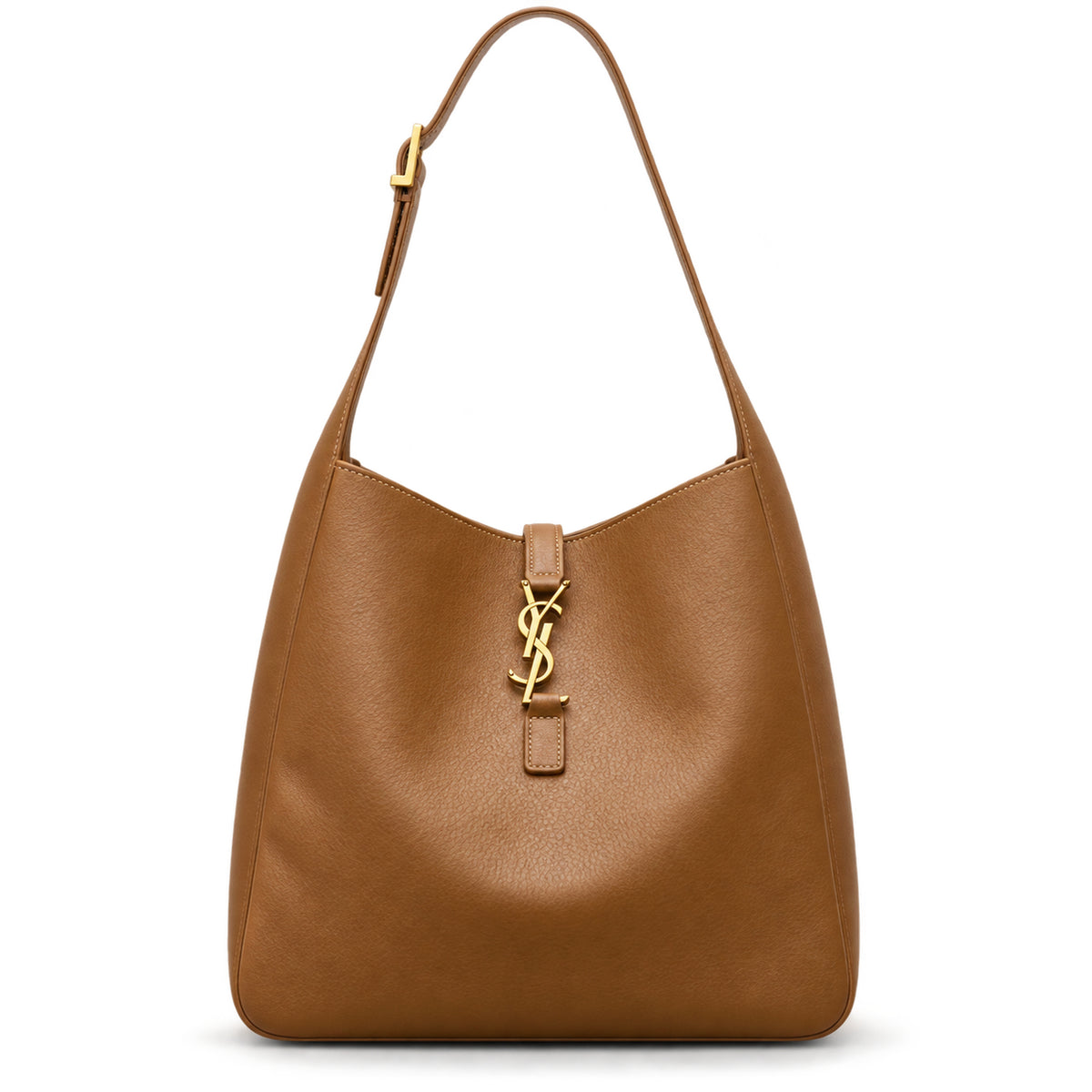 YSL Saint Laurent Le 5 à 7 Large Hobo Bag Camel