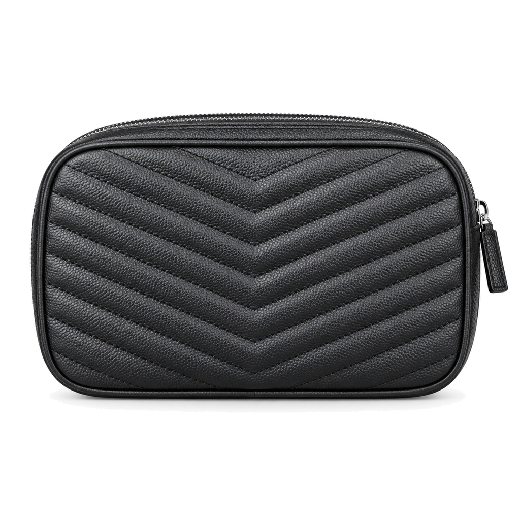 Saint Laurent YSL Lou Mini Camera Bag – Black Silver
