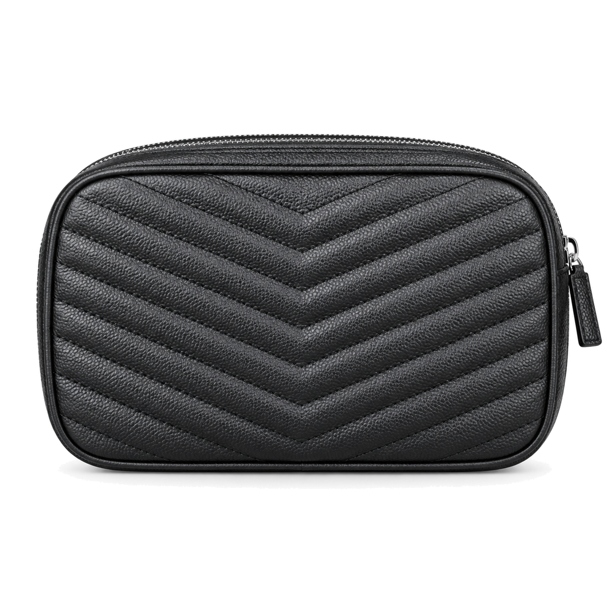 Saint Laurent YSL Lou Mini Camera Bag – Black Silver