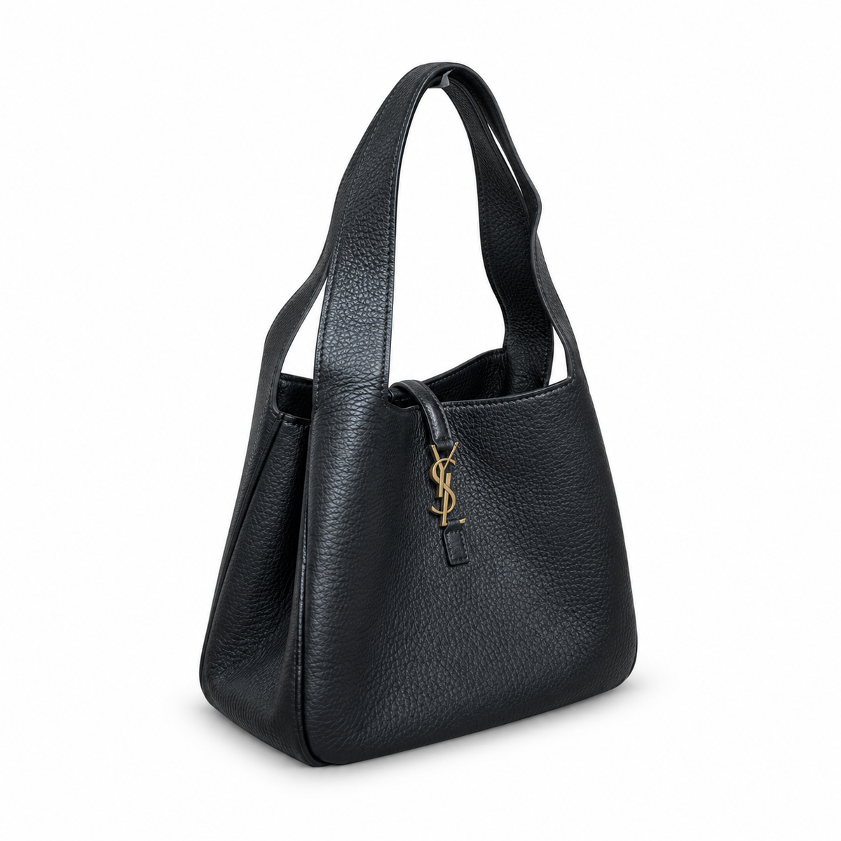 YSL Le 5 à 7 Hobo Bag – Black Grained Leather