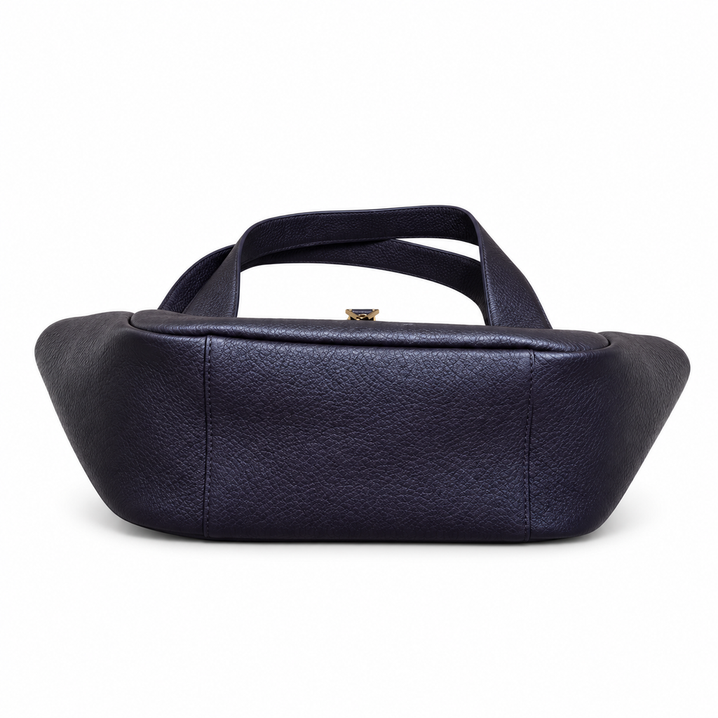 YSL Le 5 à 7 Tote Bag – Plum Grained Leather