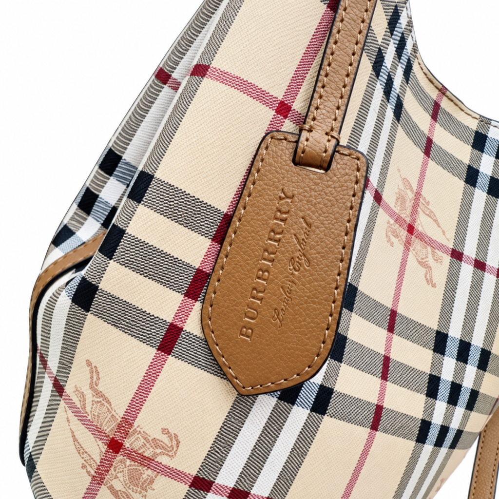 Burberry Heritage Check City Crossbody Bag