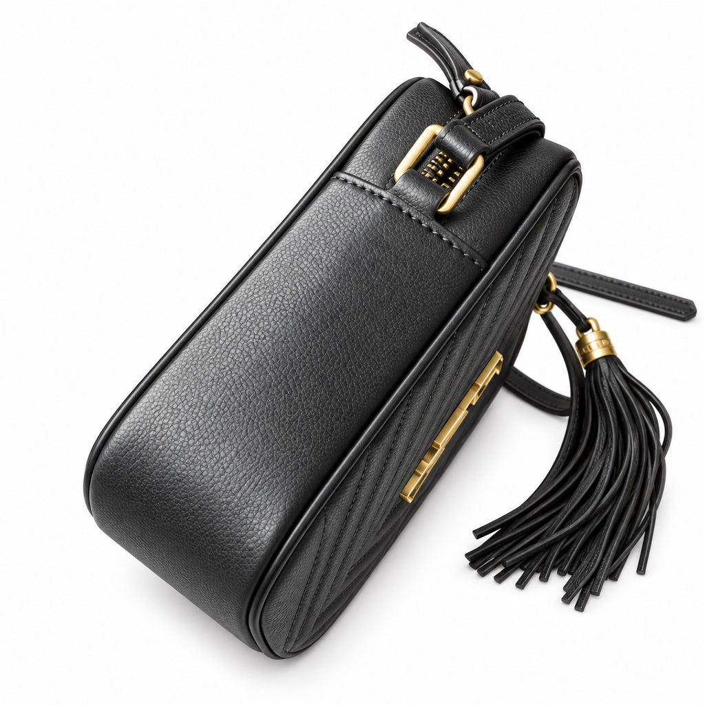 Saint Laurent YSL Lou Camera Bag – Black Gold