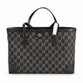 Gucci Ophidia GG Denim Medium Tote Bag Black
