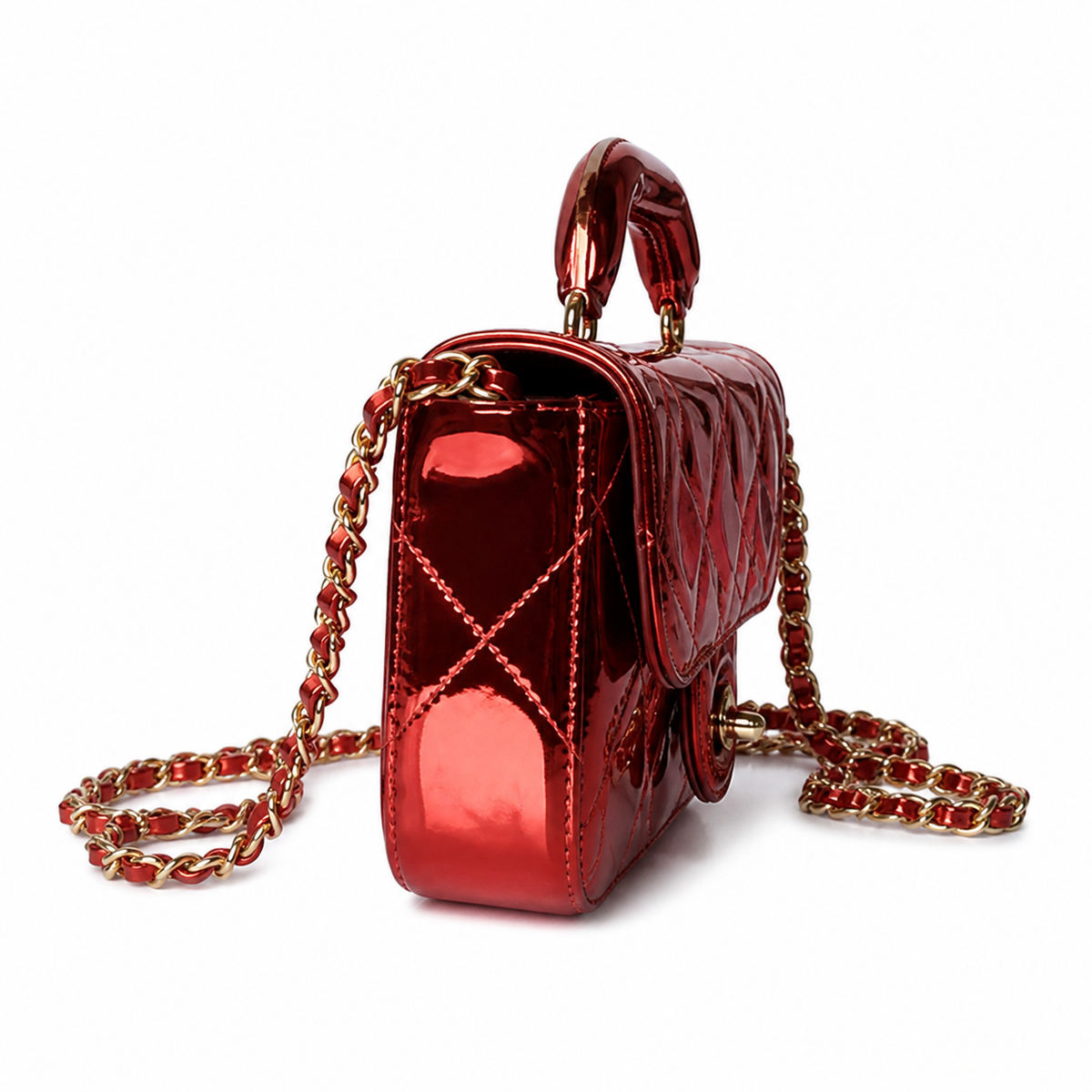 Chanel Quilted Leather Convertible Chain Crossbody