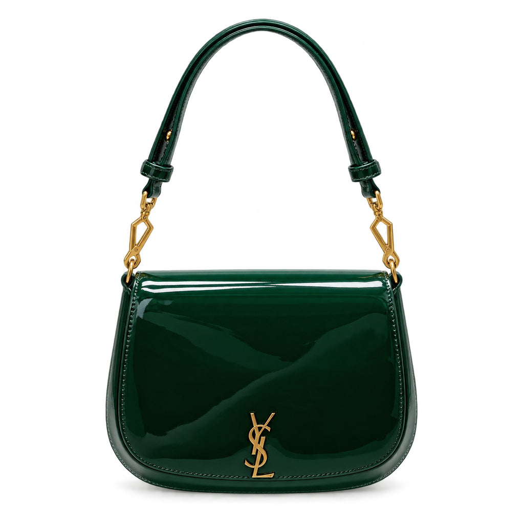Saint Laurent Voltaire Shoulder Bag in Forest Green