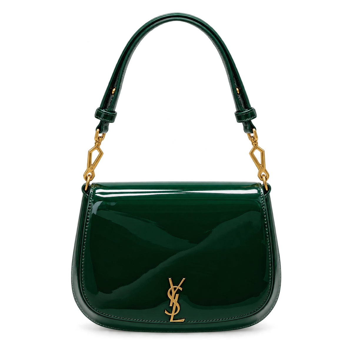 Saint Laurent Voltaire Shoulder Bag in Forest Green