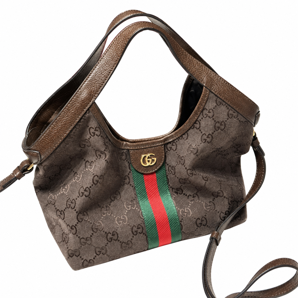 Gucci Ophidia GG Supreme Web Hobo Bag