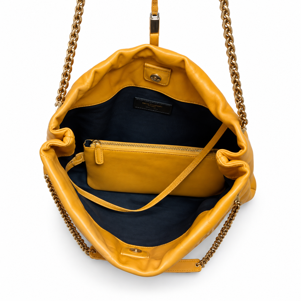 Saint Laurent Jamie 2.0 Large Shopping Bag in Saffron