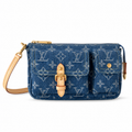 Louis Vuitton Monogram Denim Crossbody Clutch