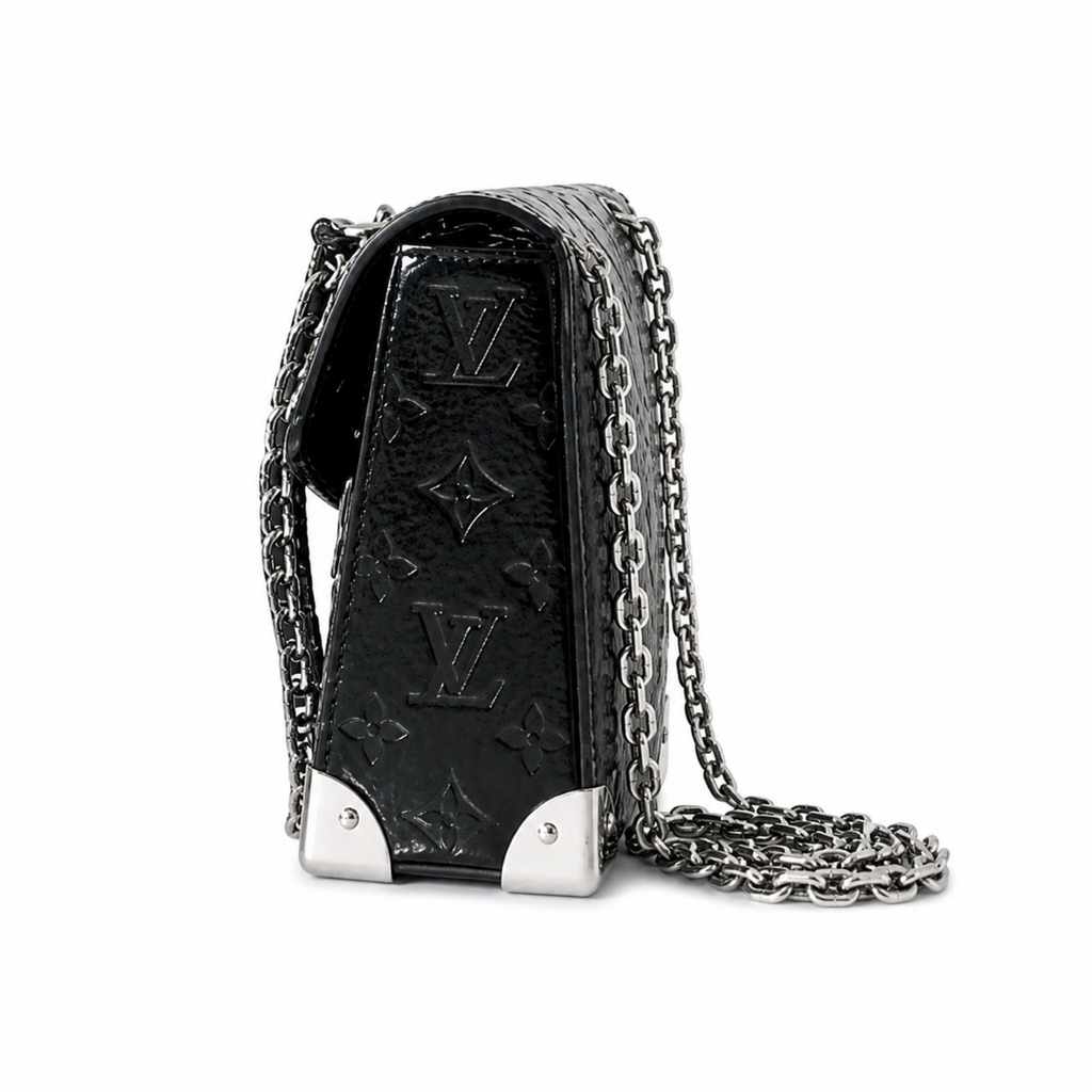 Louis Vuitton Monogram Vernis Chain Shoulder Bag – Black