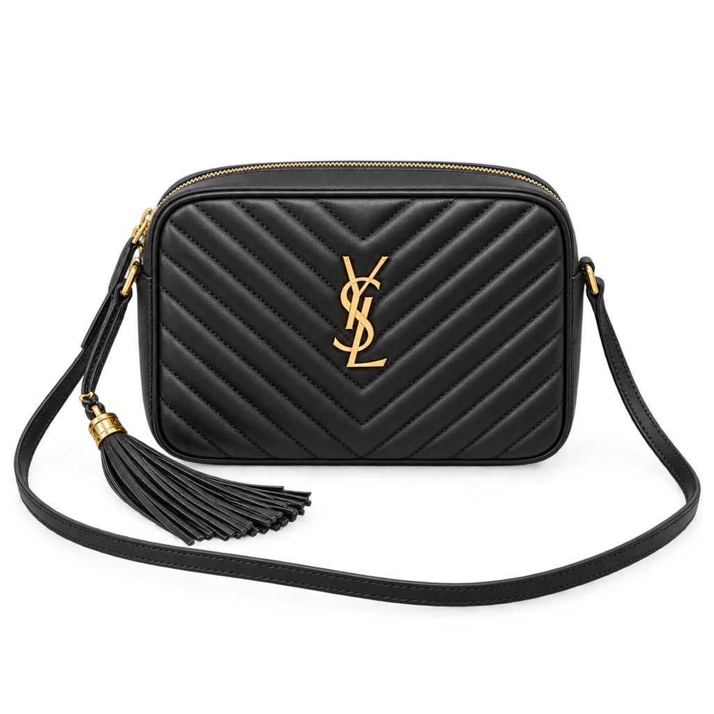 Saint Laurent YSL Lou Camera Bag – Black Gold