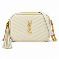 Saint Laurent YSL Lou Camera Bag – Cream Gold