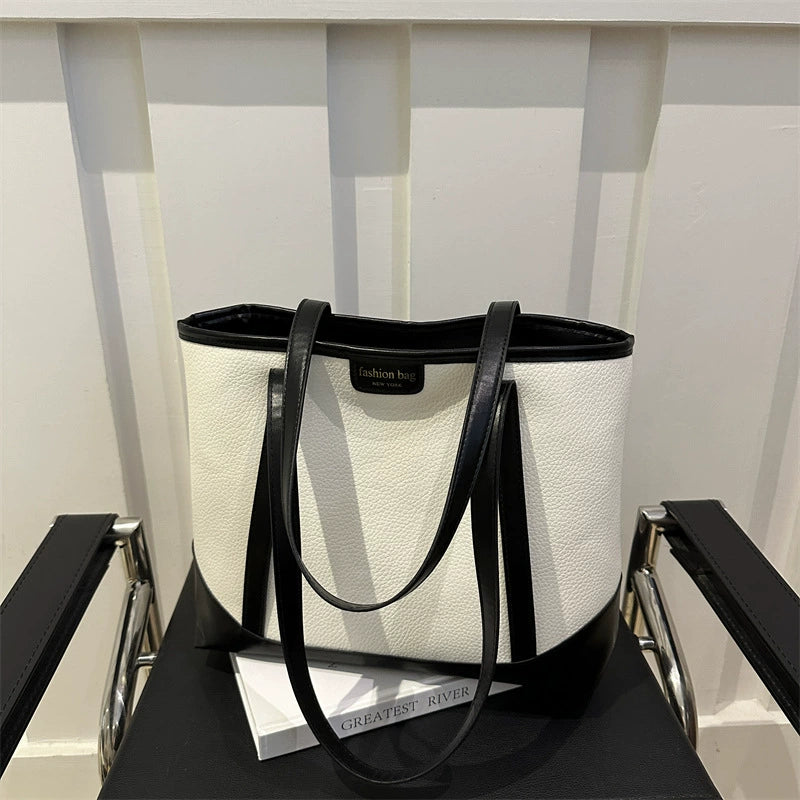 Black Large Tote Bag Set – 2-in-1 Mini Pouch