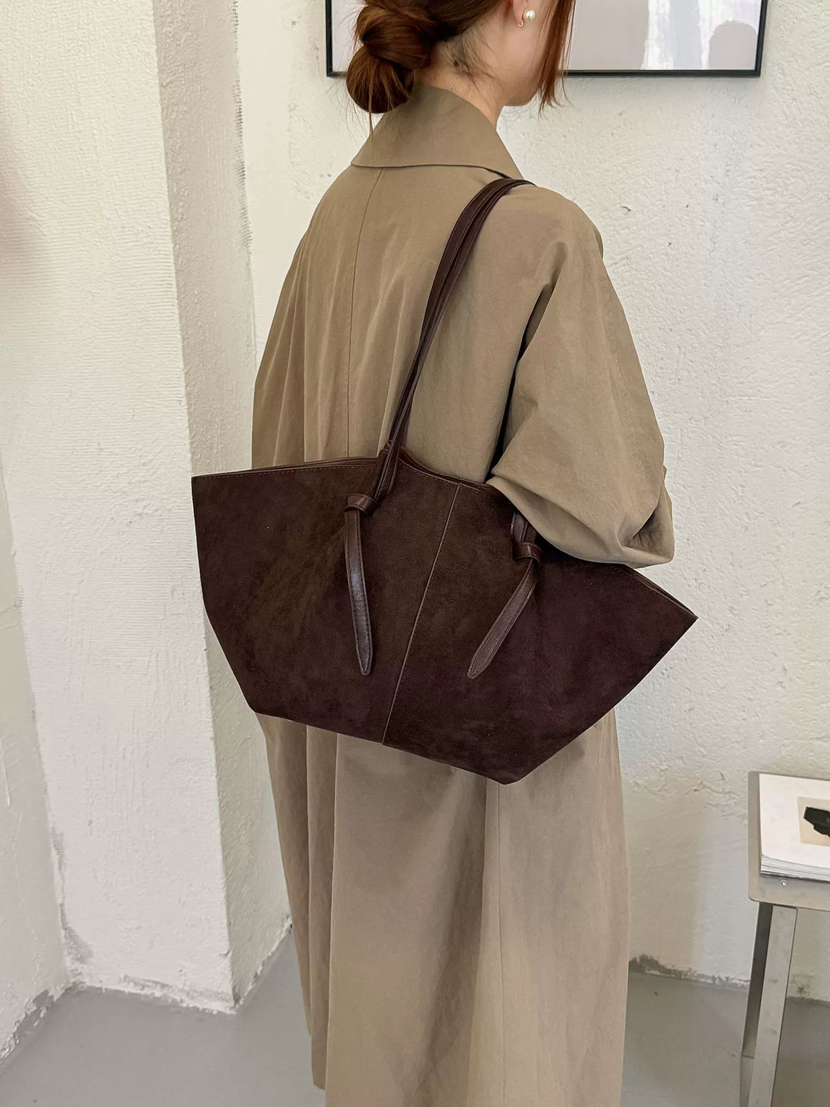 Olive Star Canvas Tote – Large Foldable Origami