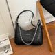 Mini Chain Crossbody Bag – Black Structured