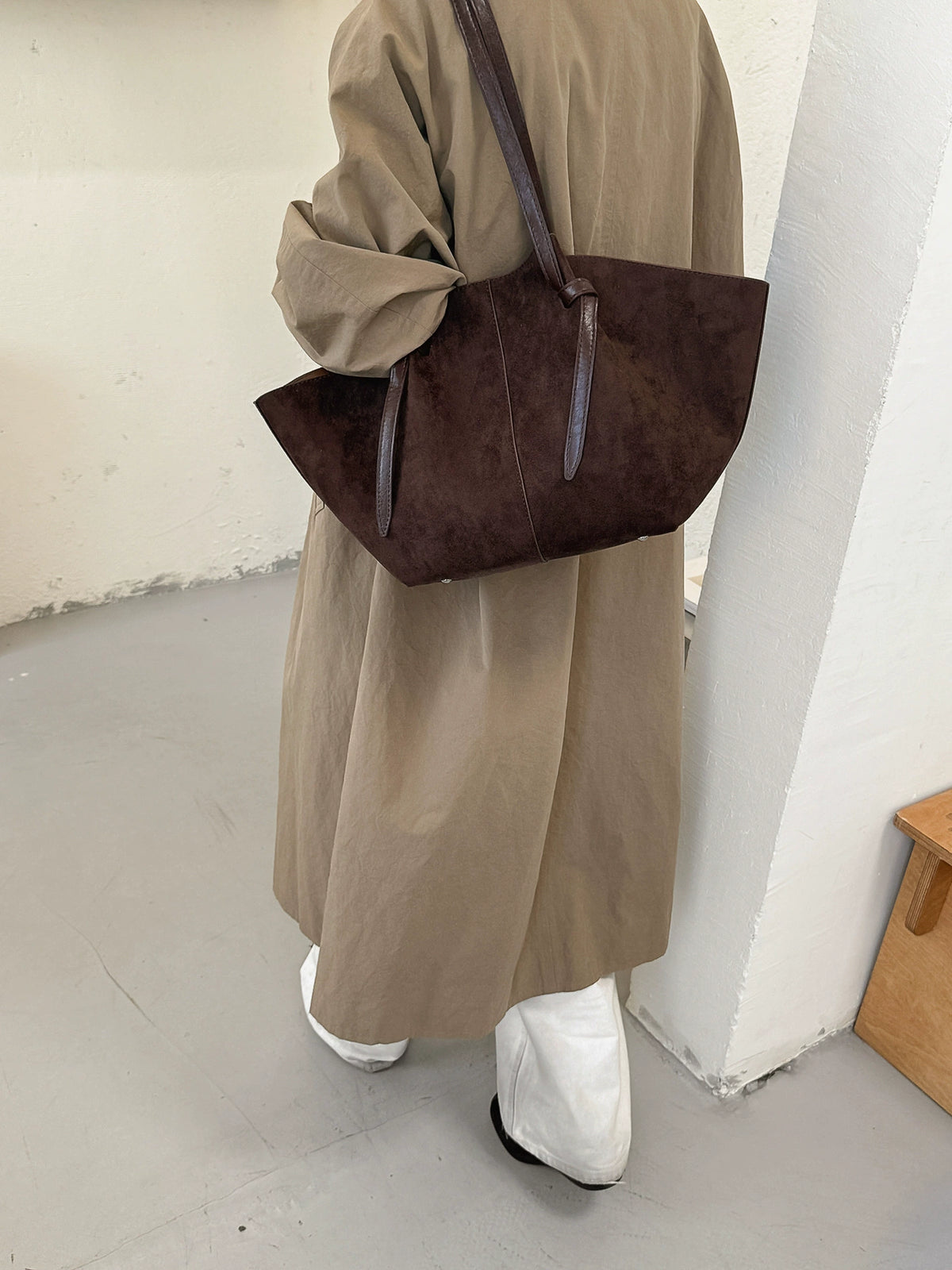 Olive Star Canvas Tote – Large Foldable Origami