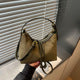 Vintage Brown Crinkle Leather Hobo – Drawstring