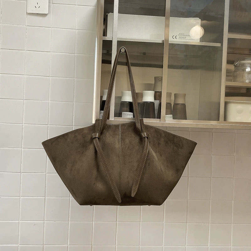 Olive Star Canvas Tote – Large Foldable Origami