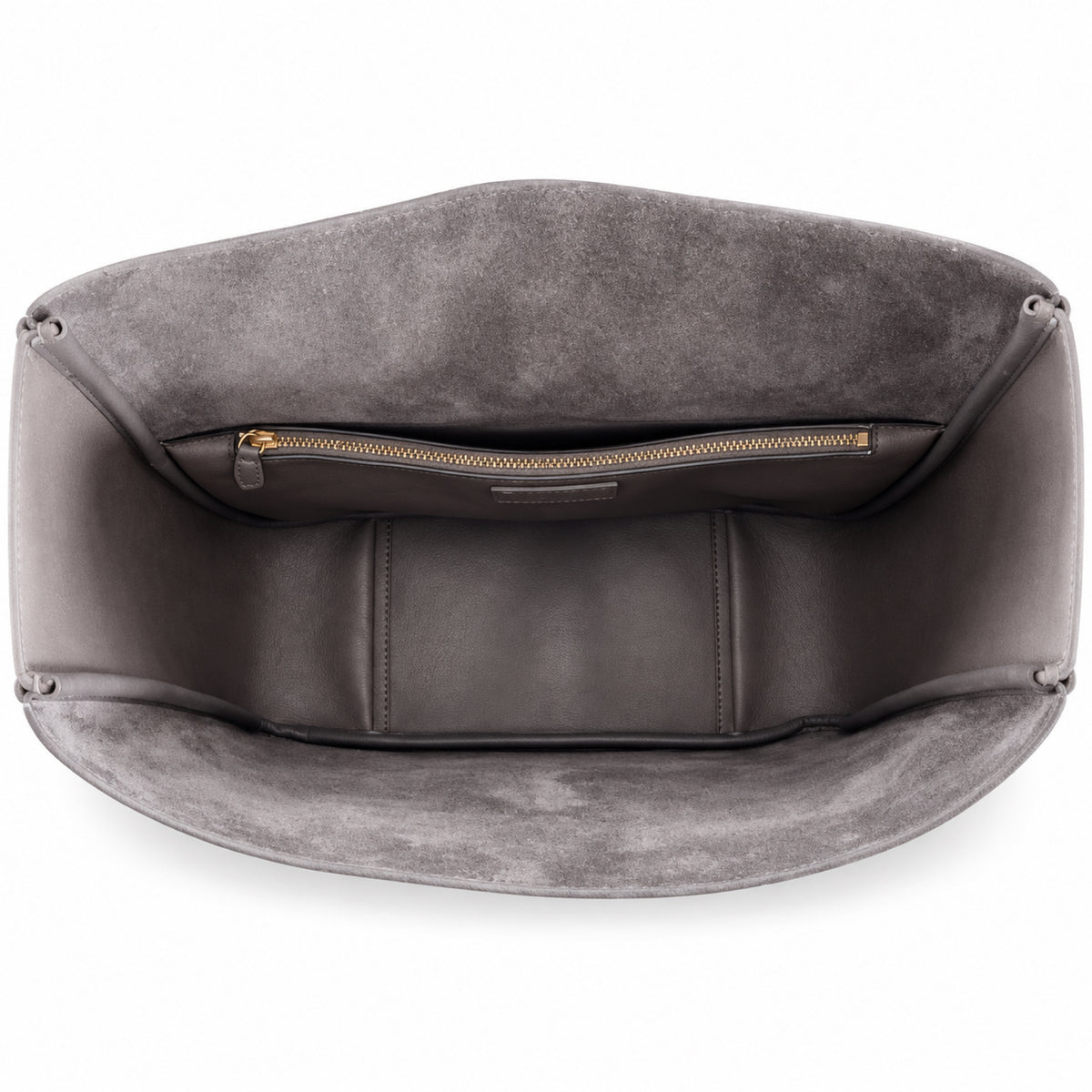 Saint Laurent YSL Le 37 Hobo Bag – Grey Suede Gold