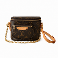 Louis Vuitton Mini Bumbag – Monogram Canvas Gold Chain