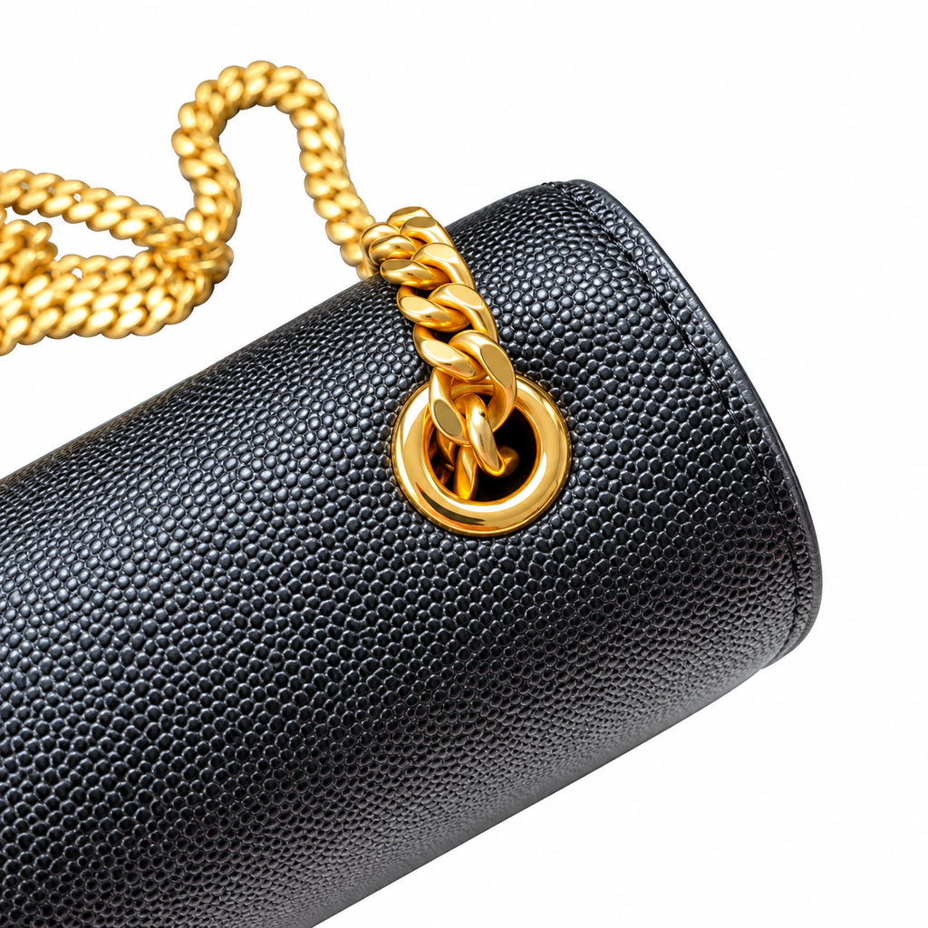 Saint Laurent YSL Kate Small Chain Bag – Black Gold