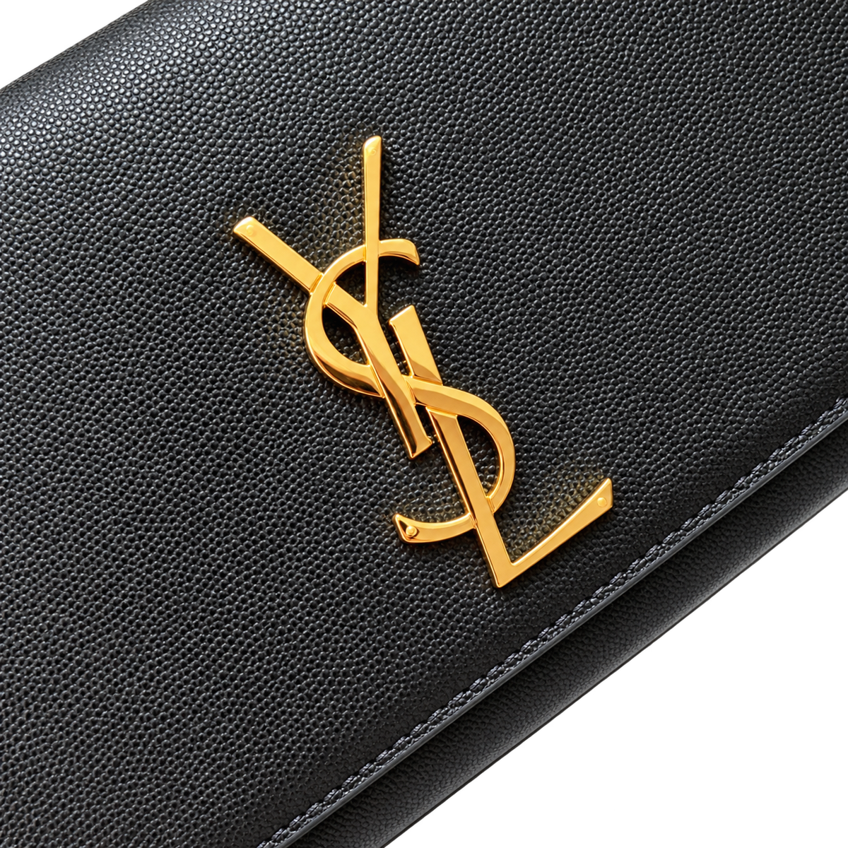 Saint Laurent YSL Kate Small Chain Bag – Black Gold
