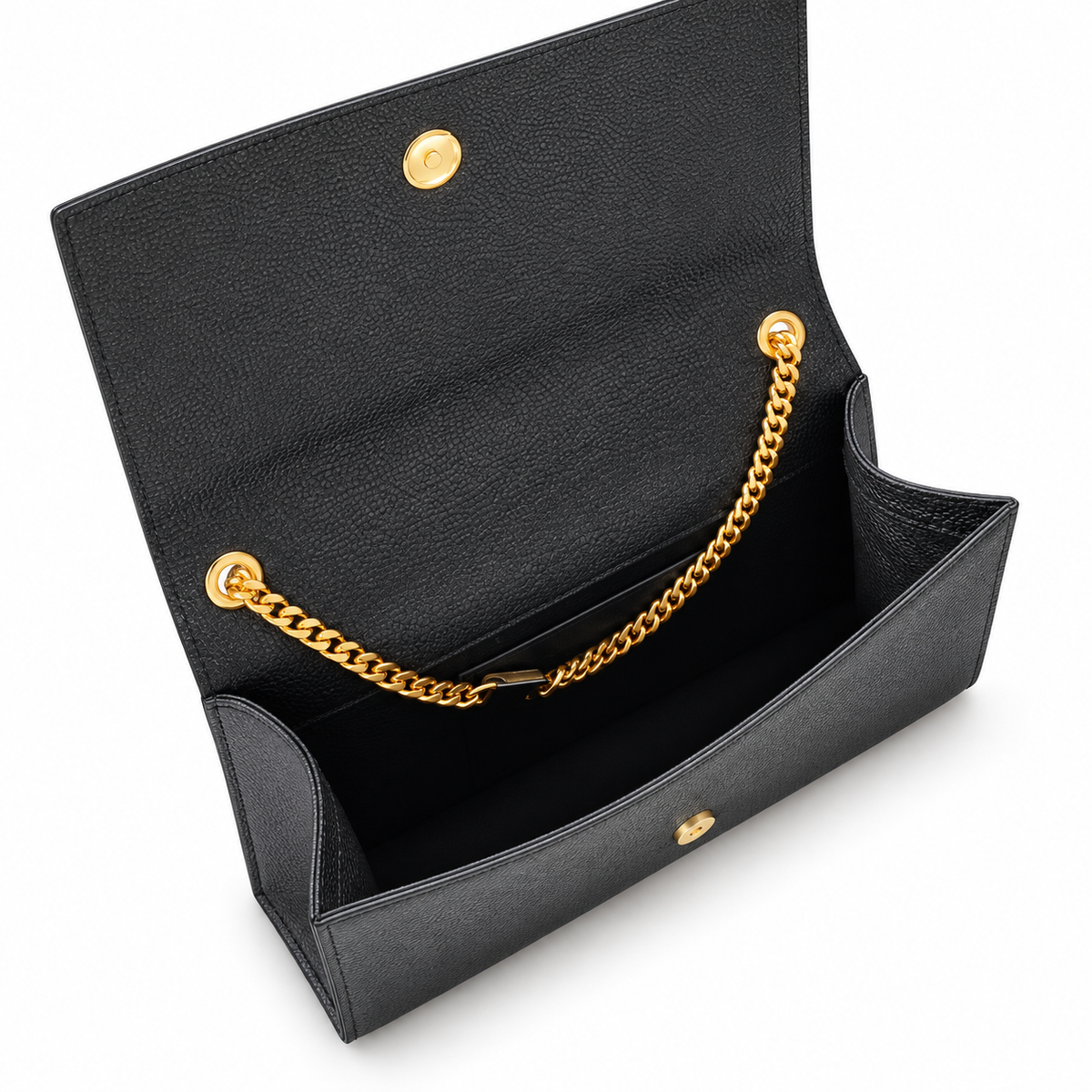 Saint Laurent YSL Kate Small Chain Bag – Black Gold